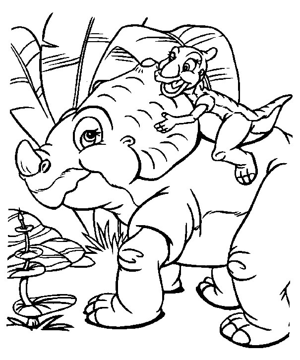 Kids-n-fun.com | Coloring page Baby dinos Baby dinos